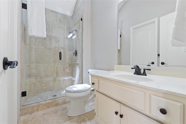 5329 Park St, Shawnee, KS 66216 - full bathroom featuring a shower stall and vanity