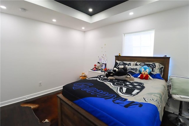2725 N 20th St, Kansas City, KS 66104 - bedroom featuring wood finished floors and recessed lighting