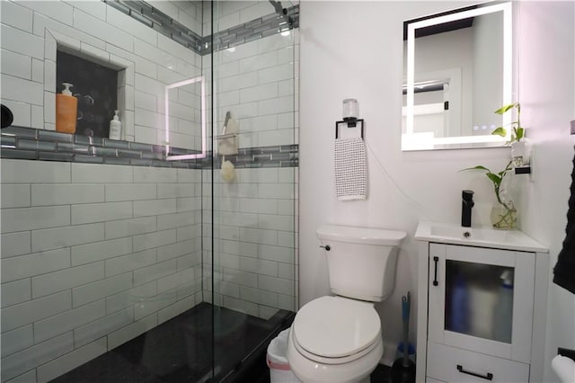 2725 N 20th St, Kansas City, KS 66104 - full bath with a tile shower and vanity