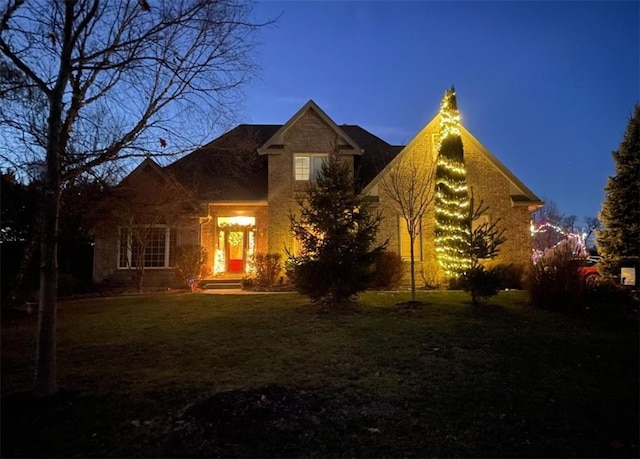 15733 Pine Cir, Basehor, KS 66007 - view of front facade with a front lawn
