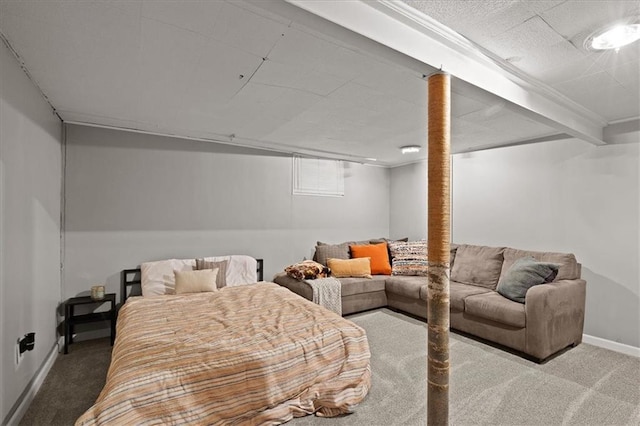 9410 Taylor Dr, Overland Park, KS 66212 - carpeted bedroom with baseboards