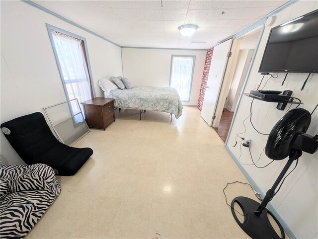 712 N Jefferson Ave, Iola, KS 66749 - bedroom featuring tile patterned floors