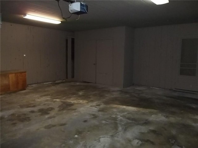 201 S Larson Ave, Chanute, KS 66720 - garage with a garage door opener