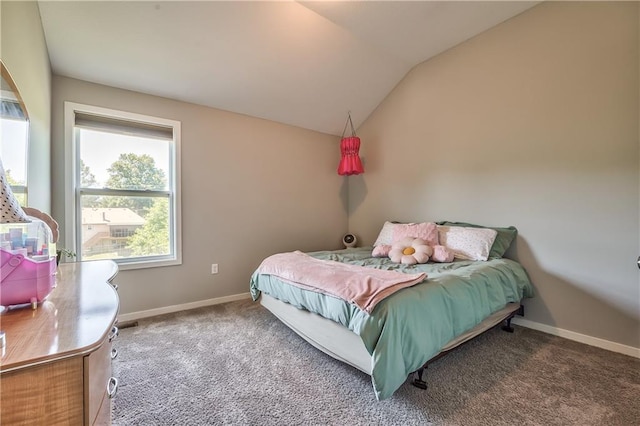 23317 W 52nd Ter, Shawnee, KS 66226 - bedroom featuring lofted ceiling and carpet flooring