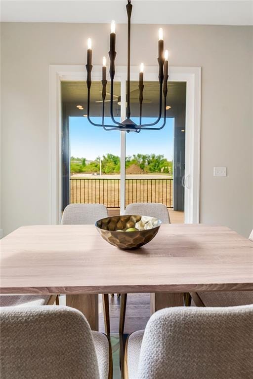 16567 W 170th St, Olathe, KS 66062 - dining area with a chandelier