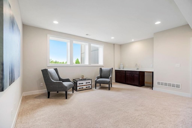 16567 W 170th St, Olathe, KS 66062 - sitting room with light colored carpet and recessed lighting