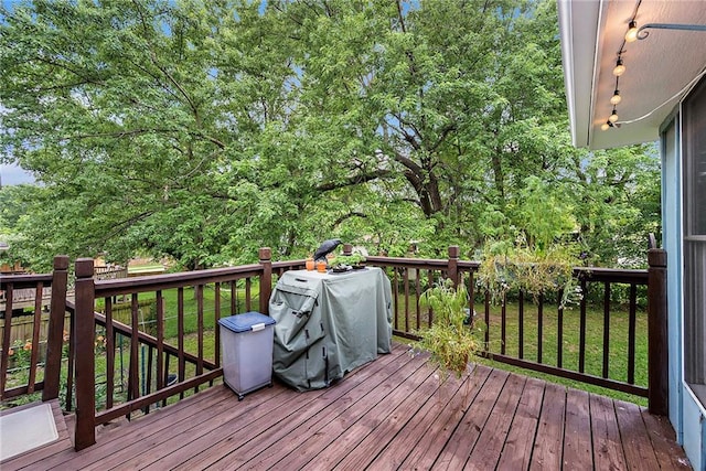 7608 N Serene Ave, Kansas City, MO 64152 - deck with area for grilling