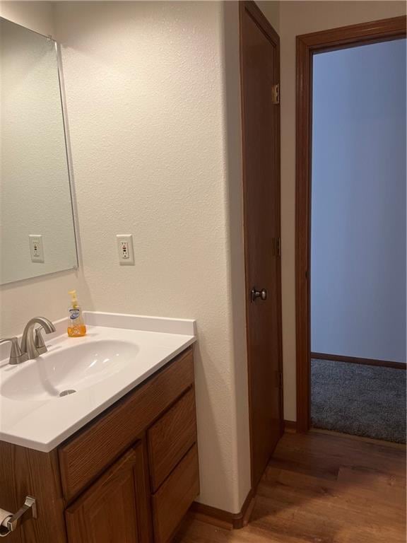 36987 W 63rd St, Camden, MO 64017 - bathroom featuring wood finished floors and vanity