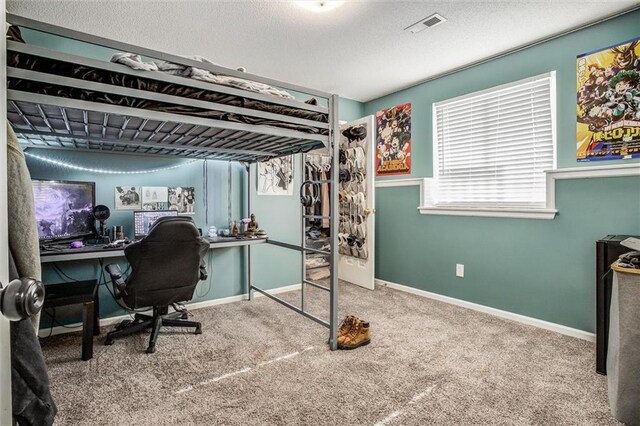 5323 Kenton St, Shawnee, KS 66226 - office area featuring carpet flooring and baseboards