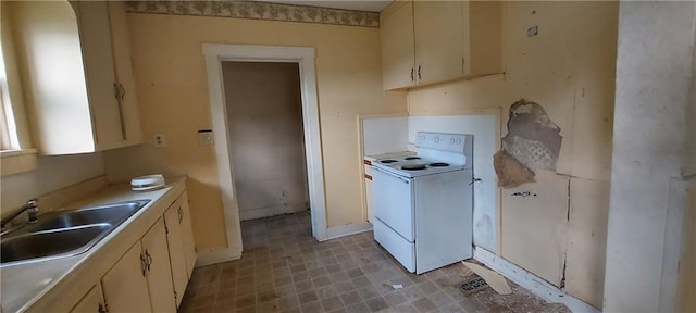 214 S Ridgeview Rd, Olathe, KS 66061 - kitchen with electric range and light countertops