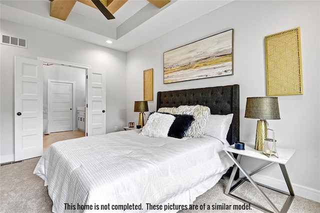 11275 S Gleason Rd, Olathe, KS 66061 - bedroom with recessed lighting, carpet flooring, and a ceiling fan