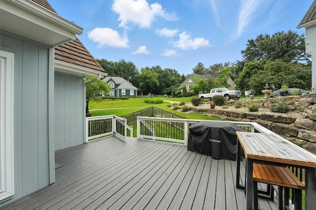 5136 NE Ash Grove Dr, Lees Summit, MO 64064 - view of wooden terrace
