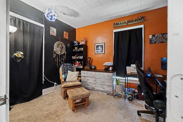 1312 N Main St, Nevada, MO 64772 - bedroom featuring a desk and carpet