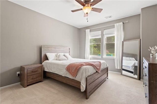 22908 E 41st Ter S, Blue Springs, MO 64015 - bedroom with light carpet and a ceiling fan