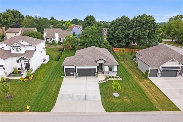1213 NE Goshen Dr, Lees Summit, MO 64064 - aerial view of residential area
