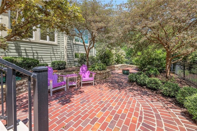 12409 Cambridge Cir, Leawood, KS 66209 - view of patio / terrace