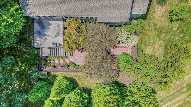 12409 Cambridge Cir, Leawood, KS 66209 - view from above of property
