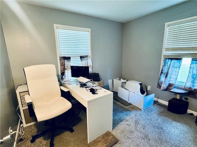 609 N 83rd Ter, Kansas City, KS 66112 - home office featuring carpet floors and baseboards