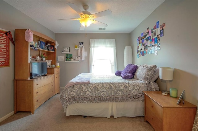 1105 Blazing Star Dr, Lees Summit, MO 64081 - bedroom featuring light colored carpet and a ceiling fan