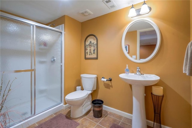 1105 Blazing Star Dr, Lees Summit, MO 64081 - full bath featuring a shower stall and tile patterned flooring