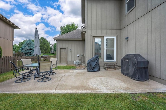1105 Blazing Star Dr, Lees Summit, MO 64081 - view of patio featuring entry steps and area for grilling