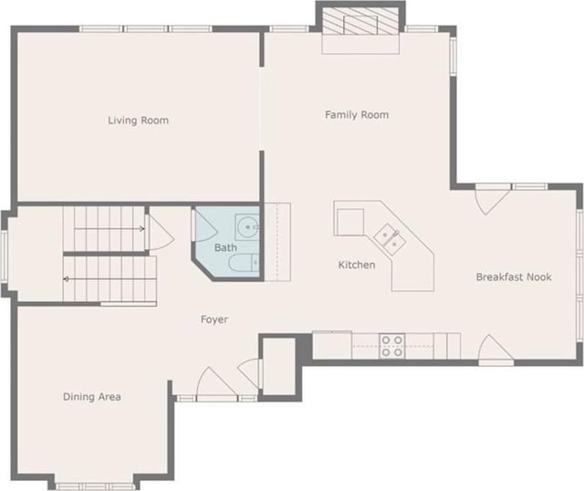 1105 Blazing Star Dr, Lees Summit, MO 64081 - view of floor plan / room layout