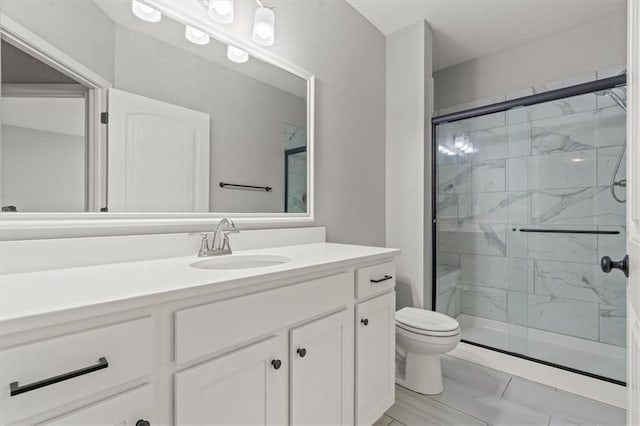 12421 Meadow Ln, Kansas City, KS 66109 - full bathroom with a shower stall and vanity