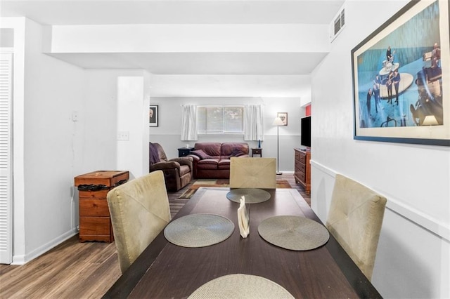 8215 Santa Fe Dr Unit 10, Overland Park, KS 66204 - dining space with wood finished floors and baseboards