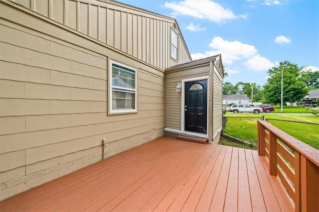 1115 W 26th St S, Independence, MO 64052 - wooden terrace featuring a yard