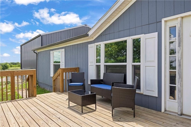 679 Kingman Rd, Pomona, KS 66076 - view of wooden terrace