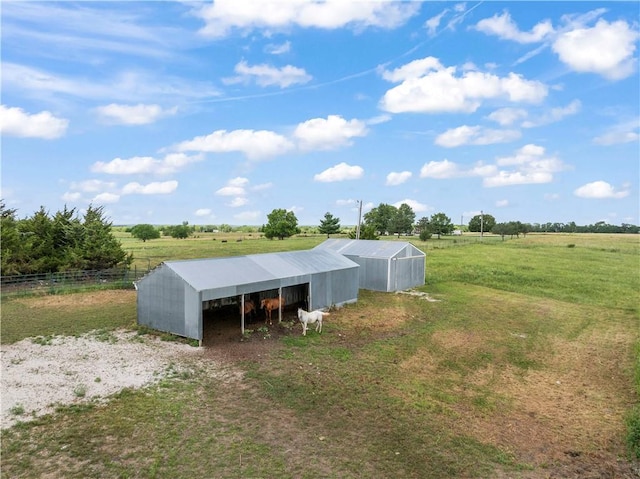 679 Kingman Rd, Pomona, KS 66076 - view of pole building with a rural view