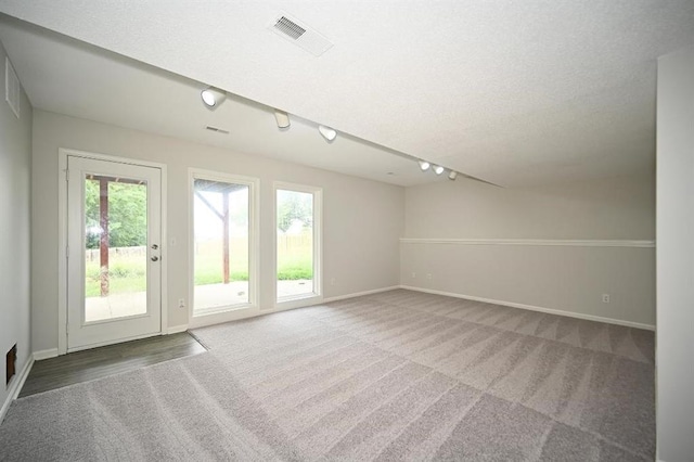 12905 Ridgeview Dr, Platte City, MO 64079 - unfurnished room featuring carpet flooring, plenty of natural light, and track lighting