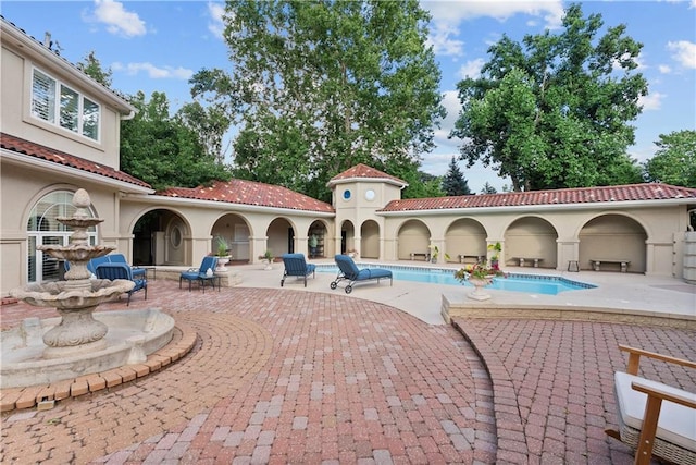 5212 W 98th Ter, Overland Park, KS 66207 - swimming pool featuring a patio area