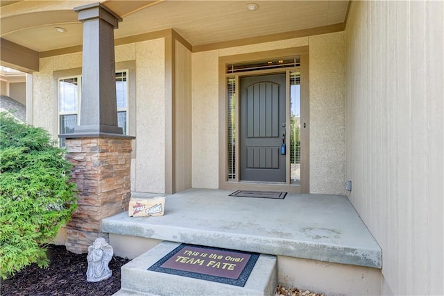 10963 S Carbondale St, Olathe, KS 66061 - entrance to property with stucco siding