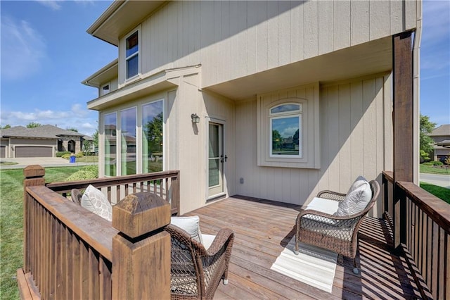 10963 S Carbondale St, Olathe, KS 66061 - view of deck