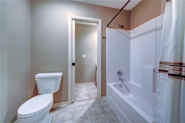 10963 S Carbondale St, Olathe, KS 66061 - full bathroom with shower / bath combo with shower curtain and toilet