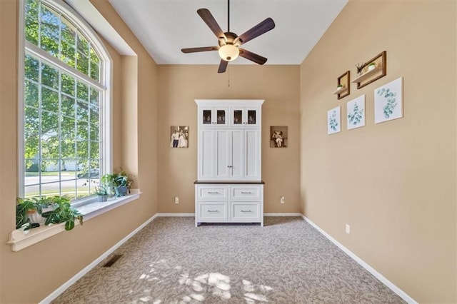2312 SW Post Oak Ct, Lees Summit, MO 64082 - unfurnished bedroom with carpet flooring and a ceiling fan