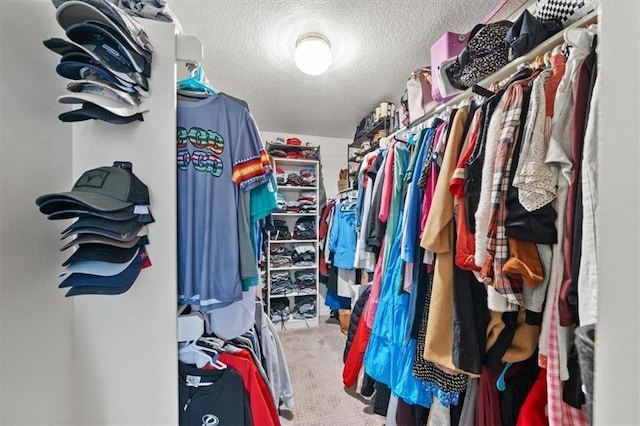 2312 SW Post Oak Ct, Lees Summit, MO 64082 - walk in closet with carpet floors