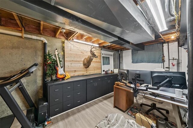 2312 SW Post Oak Ct, Lees Summit, MO 64082 - office space featuring light wood-type flooring