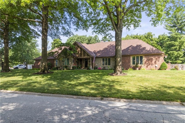 2005 NW Fawn Dr, Blue Springs, MO 64015 - view of front of property featuring stone siding