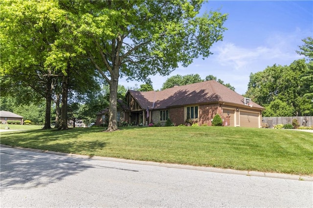 2005 NW Fawn Dr, Blue Springs, MO 64015 - ranch-style home featuring an attached garage and brick siding