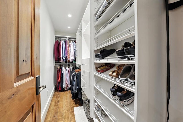 28 Le Mans Ct, Prairie Village, KS 66208 - walk in closet with wood finished floors