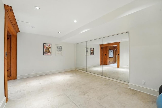 28 Le Mans Ct, Prairie Village, KS 66208 - unfurnished bedroom featuring recessed lighting and a closet