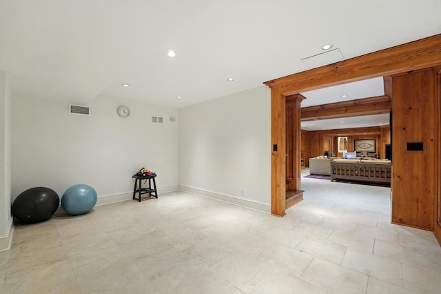 28 Le Mans Ct, Prairie Village, KS 66208 - workout area featuring recessed lighting and baseboards