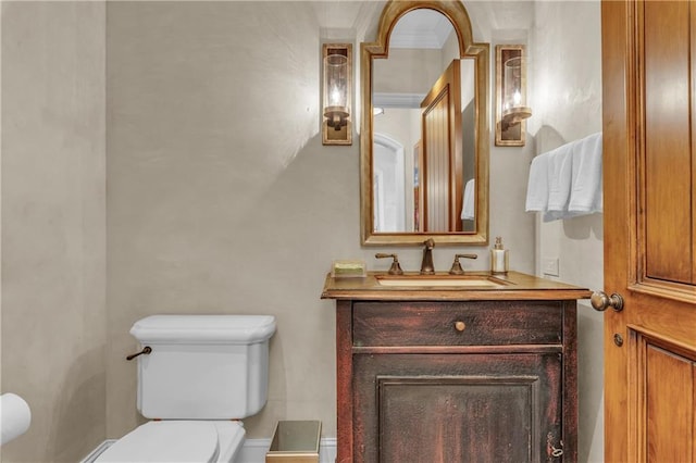 10400 Howe Dr, Leawood, KS 66206 - bathroom featuring toilet and vanity