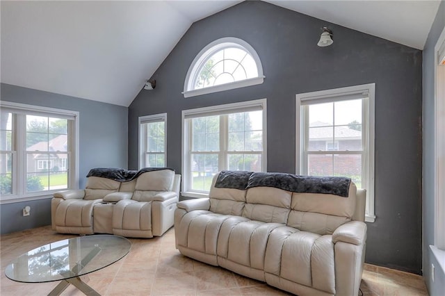 2508 N Mcbride Ave, Sugar Creek, MO 64050 - living area with lofted ceiling