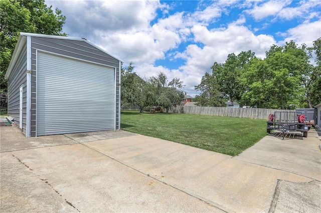 2508 N Mcbride Ave, Sugar Creek, MO 64050 - view of yard with an outbuilding and a patio area