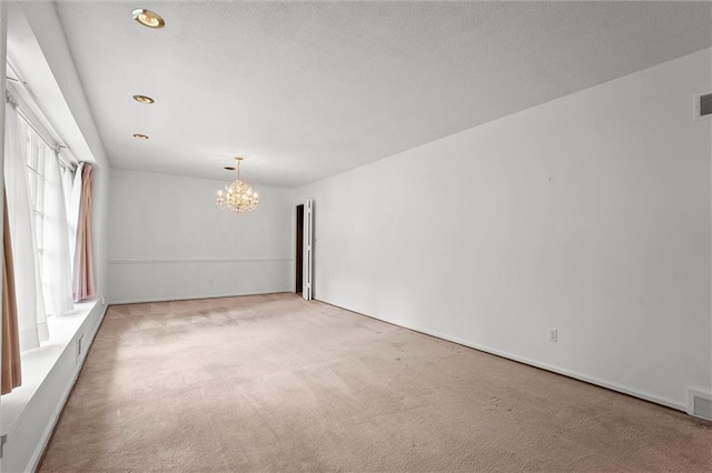 3300 W 93rd St, Leawood, KS 66206 - carpeted empty room featuring a chandelier
