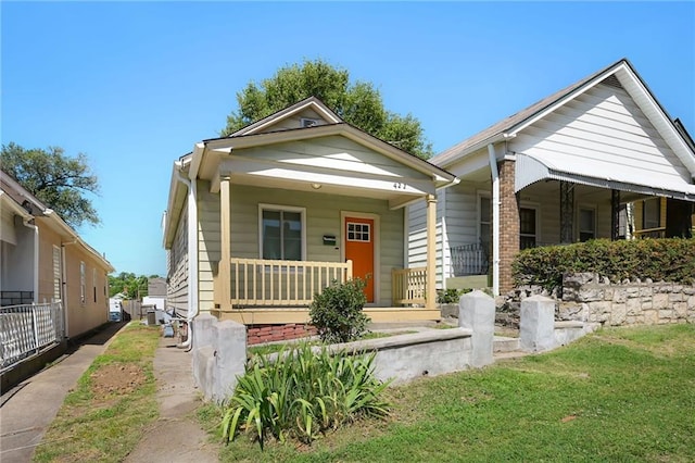 422 N Thompson St, Kansas City, KS 66101 - view of front of house featuring a porch