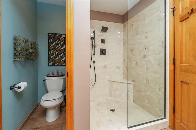 731 E 1100th Rd, Baldwin City, KS 66006 - full bath with walk in shower and tile patterned floors